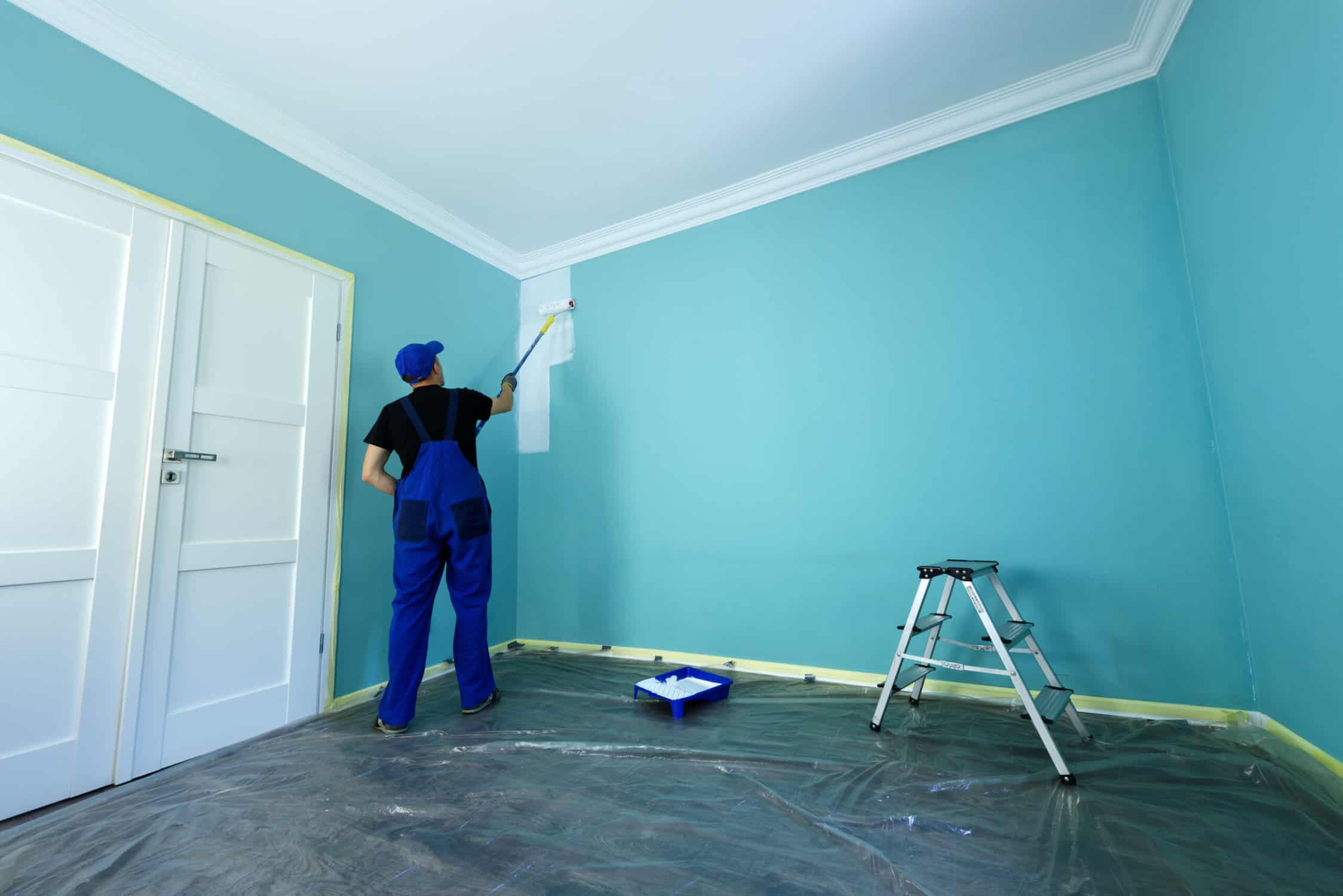 sticky paint in the bedroom