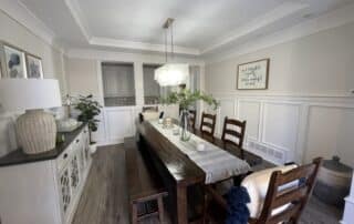 interior house painting with low-VOC painting