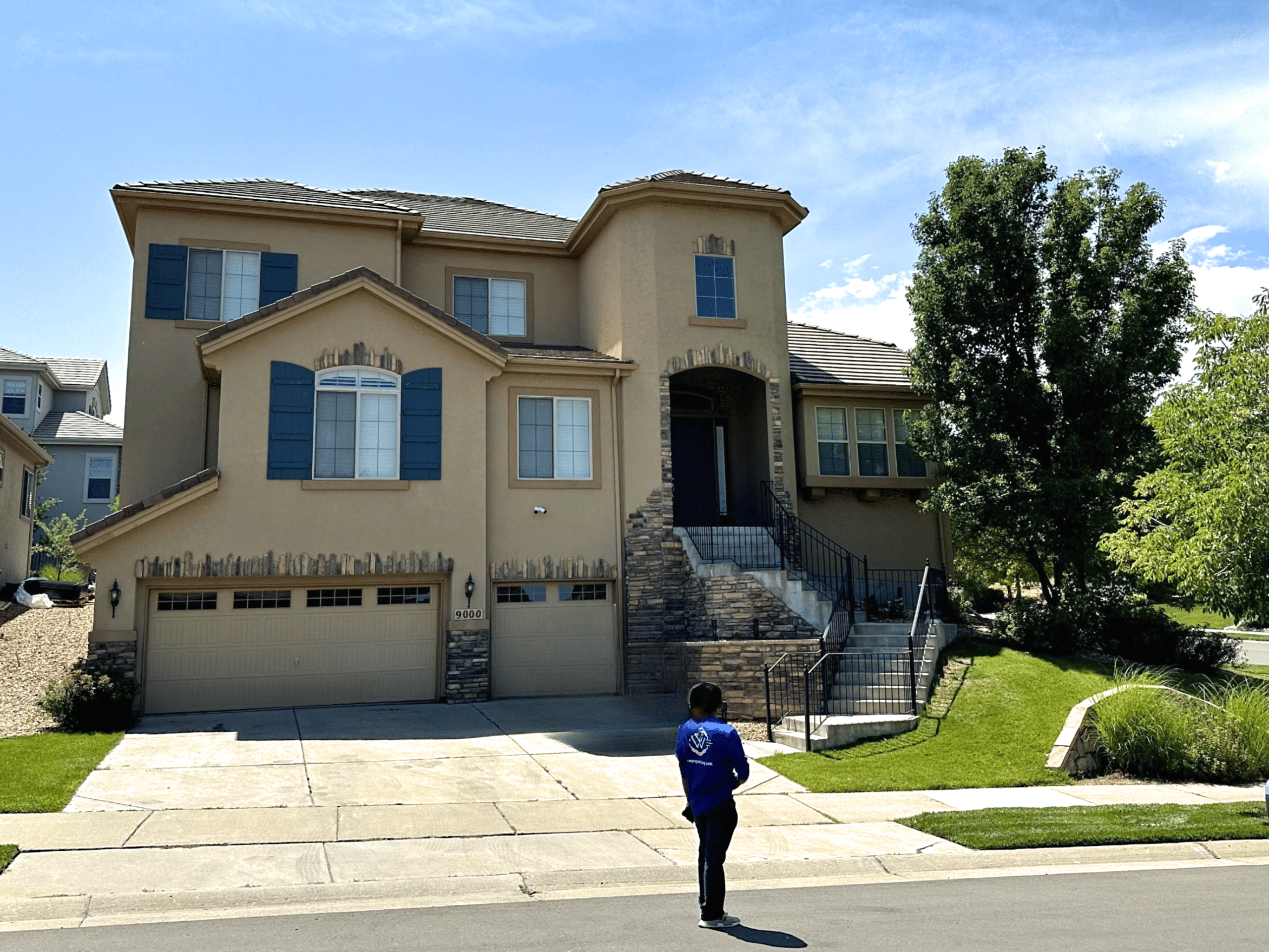 stucco repair and exterior painting